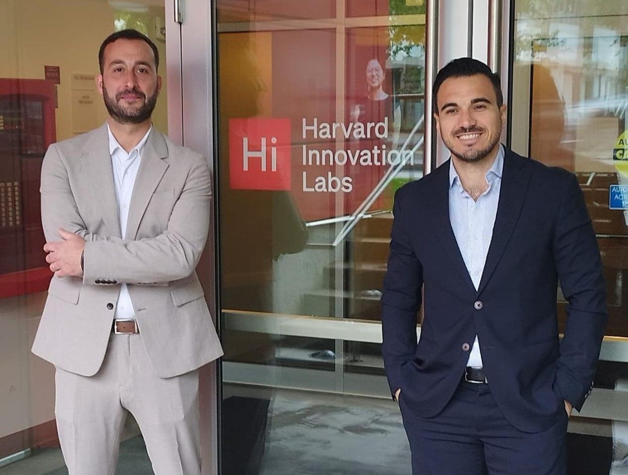 Sergio Ramos y Pablo Ferrer a las puertas del Harvard Innovation Labs
